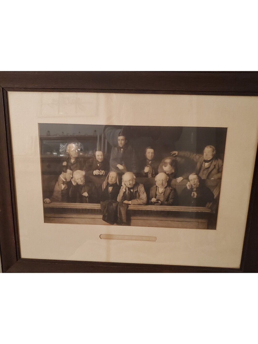 John Morgan Lithograph,"Gentemen Of The Jury"